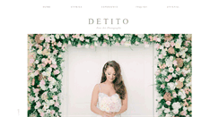 Desktop Screenshot of detitofotografie.com